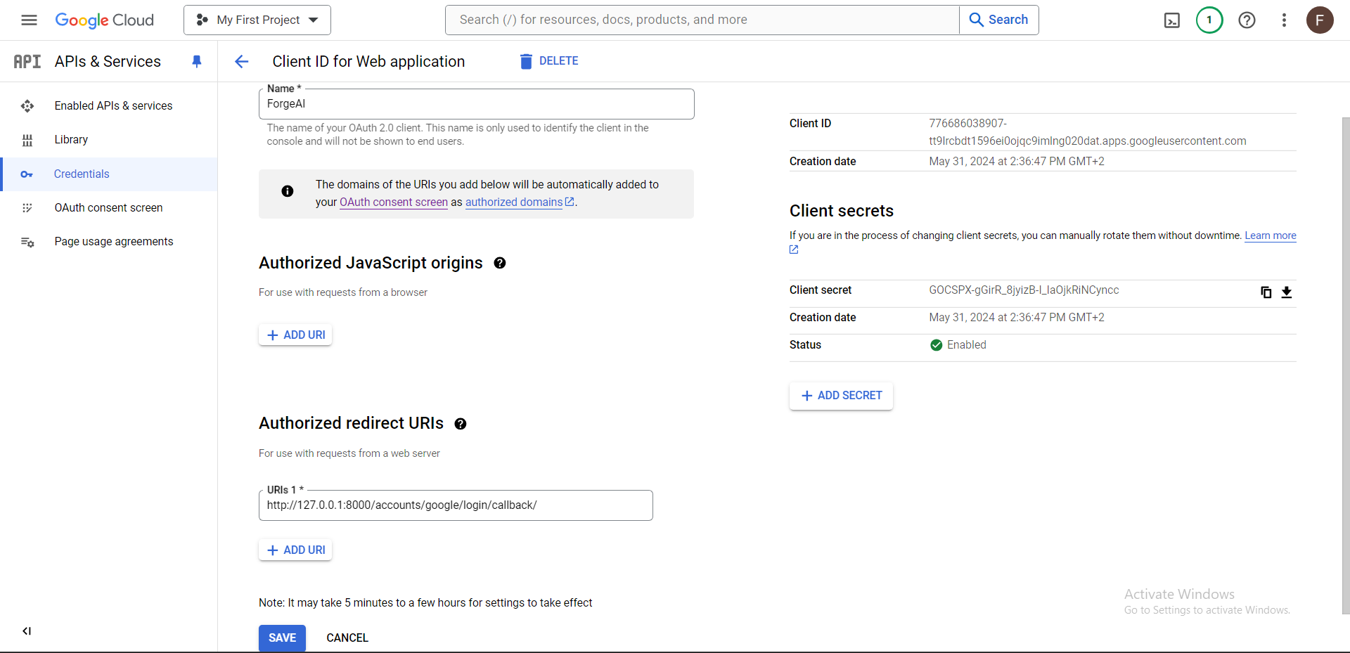Auth 1 Auth 1