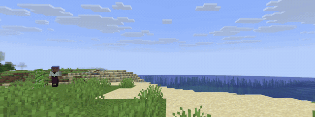 Another player throws a creeper, and it explodes where it lands